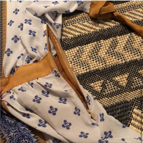 Free People Scarf Print Kimono Dress - Picture 6 of 7